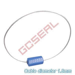 Product Name:  Adjustable Cable Seal
Model NO.:  GC-C1801
Origin:  China
Brand Name:  GCSEAL
Quality System Certification:  ISO:17712