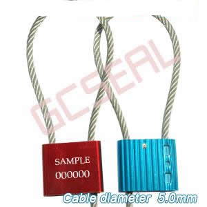 Product Name:  Cable Seal;
Model NO.:  GC-C5001;
Origin:  China;
Brand Name:  GCSEAL;
Quality System Certification:  ISO:17712;